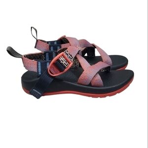 Chaco Z/1 Kids Bigs Girl Penny Coral Outdoor Sandals shoes sz 12